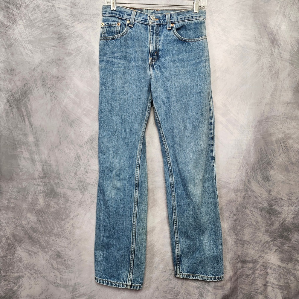 Vintage Levis 555 Guys Fit Low Rise Jeans Made in USA 90s Baggy Denim 3 JR S